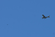 Morten 1. pinsedag 31 mai 2020 - LN-NRF over Høyenhall, det som er litt spesielt er at svalene har kommet hit også nå
