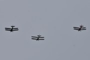 Morten 8 mai 2020 - LN-KFM og LN-ADC og LN-KFT over Høyenhall, og få se en slik minnemarkering i luften er fantastisk