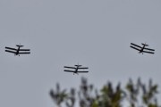 Morten 8 mai 2020 - LN-KFM og LN-ADC og LN-KFT over Høyenhall, der forsvant dem, men heldigvis fikk jeg se dem da jeg hadde en fridag for å vaske huset