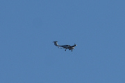 Morten lørdag 28 mars 2020 - Diamond DA-40 over Høyenhall, men dessverre litt for langt unna