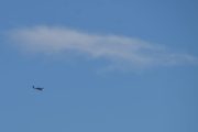 Morten lørdag 28 mars 2020 - Diamond DA-40 over Høyenhall, kan hende at jeg var for treg til å komme ut på verandaen