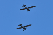Morten 1 april 2021 - LN-SAI og LN-MAV i formasjon over Høyenhall