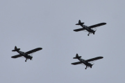 Morten 11 april 2021 - Tre Piper Cub over Høyenhall, tar jeg ikke feil så er dem eid av ildsjeler som er like lidenskapelige som meg