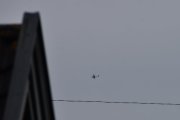 Morten 11 april 2021 - Ukjent fly over Høyenhall, en god fotograf viser ikke sitt bomskudd, men jeg gjør det