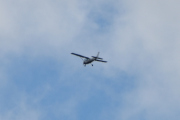 Morten 2 august 2021 - Cessna over Høyenhall, dessverre så kom jeg for sent ut på verandaen, så dette var det andre flyet jeg gikk glipp av, da det like før fløy en F-16 over her
