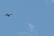 Morten 11 juli 2021 - Cessna over Høyenhall, men jeg tok deg sammen med en fugl da :-)