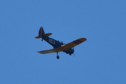 Morten 3 juli 2021 - LN-BIF besøker Høyenhall,  dette er en Fairchild PT-19 Cornell fra 1944, og er en særdeles sjelden maskin