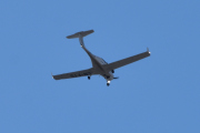 Morten 1 mai 2021 - LN-FTS over Høyenhall, det er en Diamond DA-40NG som heter Sierra og kommer fra Kjeller flyplass