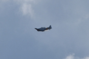 Morten 1 mai 2021 - LN-TEX over Høyenhall igjen, det er ikke flere av denne, så vi ser på en T-6 Harvard fra 1944