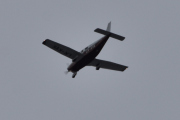 Morten 19 mars 2021 - LN-KVK over Høyenhall, Piper PA-301 er en Saratoga variant som ble produsert fra 1980 til 2009