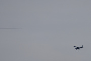 Morten 27 november 2021 - Cessna over Høyenhall, men jeg fikk den med et jetfly som kommer inn fra venstre