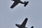 Morten 28 november 2021 - LN-FWP og G-CGFS over Høyenhall igjen, det ene er Nanchang CJ-6A Chujiao og den andre er Piaggio Focke Wulf 149D. Vi kjenner igjen dem nå