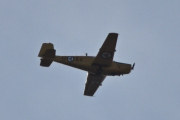Morten 6 november 2021 - LN-LFK besøker Høyenhall, dette er LFK Flyhobbyklubb som kommer med sin Saab 91B-2 Safir fra 1957