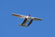 Morten 12 august 2022 -  LN-NFW over Norsjø Ferieland, selvfølgelig tok jeg en nærmere titt på Notodden og Kongsberg Flyklubb sin Reims-Cessna F172N fra 1978