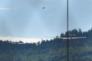 Morten 14 august 2022 - To fly over Notodden flyplass, jeg skal nok få tak i dem, men ser du fuglen også?