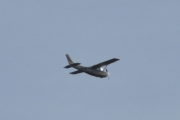 Morten 31 august 2022 - Småfly over Høyenhall, det ser ut som en Cessna, men hvor er hjulene?