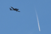 Morten 19 februar 2022 - LN-FTM og jetfly møtes over Høyenhall