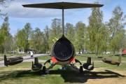 Morten 14 mai 2022 - Lockheed CF-104 Starfighter 886 på Gardermoen, den stod her i september 2021  og ble 886 ble da plassert på plenen ved hovedinngangen til Flysamlingen