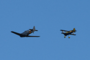 Morten søndag 4 september 2022 - LN-TEX og  SE-XZA over Høyenhall, den andre må undersøkes litt først - Det tok tre år det...