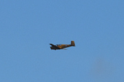 Morten 6 september 2022 - LN-BII over Høyenhall, da reiser Saab 91B Safir fra 1954 tilbake til Kjeller flyplass og takk for besøket