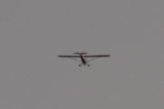 Morten 30 august 2023 - Piper Super Cub over Høyenhall, den er for langt unna og det er litt for sent. Men jeg fant da ut at jeg har 10 forskjellige  Super Cub nå