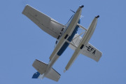 Morten 4 mai 2024 - LN-EFA over Ekeberg, det er en av de fire gutta som kommer med sin Cessna T206H Turbo Stationair TC fra 2006