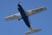 Morten 4 mai 2024 - LN-TER over Ekeberg, det er Field Geospatial som kommer med sin Cessna 208B Grand Caravan fra 2020