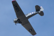 Morten 10 juli 2023 - LN-PFX besøker Høyenhall, det tok ikke lange stunden før Canadian Car & Foundry T-6 Harvard Mk. 4 fra 1952 dukket opp også