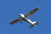 Morten 14 juli 2023 - LN-FAW besøker Høyenhall, det er en Reims-Cessna F172N som er bygget i Reims, nå snakker vi fransk kvalitet. Da har jeg bilde av fire foreløpig, F172N, F172H, F172P, og F172M