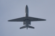 Morten 24 juni 2023 - CS-LTW over Høyenhall, det er NetJets Europe som kommer med sin Cessna 680A Citation Latitude