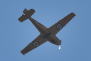 Morten 25 juni 2023 - LN-BII besøker Høyenhall, det er Anne som kommer med sin Saab 91B Safir fra 1954. Flyet er til neste år 70 år gammelt