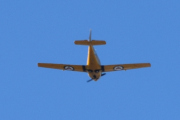 Morten 1 mars 2023 - Gult fly over Høyenhall, så er dette Anne i sin Saab 91B Safir?