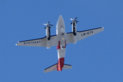 Morten 1 mars 2023 - LN-KYV besøker Høyenhall, den kan fly Norge rundt på én tank og har en «skiboks» full av førsteklasses overvåkingsutstyr