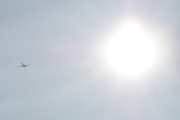 Morten 23 september 2023 - LN-FTS over Høyenhall, og denne gangen fikk vi med solen