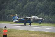 Morten 3 september 2023 - Telemark Airshow 2023, klokken er 10.34 og her kommer Det svenske flyvåpenet med sin Saab 105 SK-60A fra 1966 eller litt senere