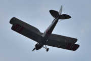 Morten 2 september 2023 - LN-KAY besøker Høyenhall, det er Lars Erik som kommer med sin DeHavilland DH 82A Tiger Moth II nr. 171 fra 1941