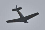 Morten 29 september 2023 - LN-TEX over Høyenhall, det er Norwegian Spitfire Foundation som er ute med sin North American T-6G Harvard fra 1944