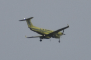 Morten 3 september 2023 - LN-BSJ over Notodden flyplass, klokken er 09.29 og Babcock Scandinavian AirAmbulance skal lande på flyplassen med sin Beechcraft B200GT Super King Air fra 2019. Jeg tok et bilde av den 30 juli 2020