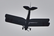 Morten 7 september 2023 - LN-KAY over Høyenhall, det er Lars Erik som kommer med sin DeHavilland DH 82A Tiger Moth II nr. 171 fra 1941