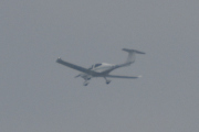 Morten 9 september 2023 - Diamond DA-40 over Høyenhall, det er ikke så bra vær i dag, men kan det være LN-NEZ?