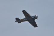 Morten 29 juli 2024 - LN-TEX besøker Høyenhall, det er Norwegian Spitfire Foundation som kommer med sin North American T-6G Harvard fra 1944