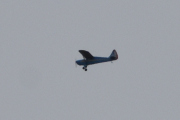 Morten 10 mai 2024 - LN-SIA over Høyenhall, da er Interstate Cadet S-1A fra 1942 på vei tilbake til Kjeller flyplass. Tro hvordan det går med Kjeller flyplass? Vil de bevare den?