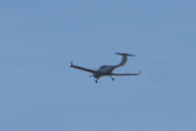 Morten 14 mai 2024 - Diamond DA-40 NG over Høyenhall, skal vi gjette Oslo Flyveklubb som er ute med Mike eller Sierra enda en gang...