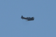 Morten Pinseaften 18 mai 2024 - LN-TEX over Høyenhall, det er Norwegian Spitfire Foundation som er ute med sin North American T-6G Harvard fra 1944. Den så jeg 18 mai 2023 også