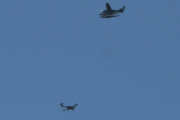Morten Pinseaften 18 mai 2024 - LN-XXA over Høyenhall, men så kommer det et fly til, kan det være en Diamond DA-40 NG?