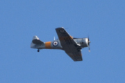 Morten 4 mai 2024 - LN-TEX over Høyenhall, det er Norwegian Spitfire Foundation som er ute med sin North American T-6G Harvard fra 1944