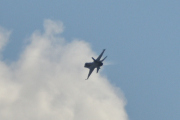 Morten 22 mars 2023 - Jagerfly over Høyenhall, det var i 2018 jeg begynte å ta bilder av jagerfly, og dette tror jeg er en F-16
