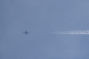 Morten 24 oktober 2024 - Fire jagerfly F-35 over Høyenhall, så langt klarte jeg å strekke meg, det sier oss ikke så mye