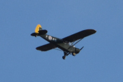 Morten 2 april 2025 - LN-ACL over Høyenhall, det er Nedre Romerike Flyklubb Veteranflygruppa som er ute med sin Piper PA-19 Super Cub fra 1953