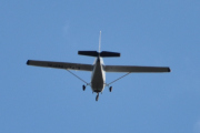 Morten 10 august 2025 - LN-NPK over Høyenhall, den rakk jeg akkurat. Det er Anne og Lars som er ute med sin Cessna 172B Skyhawk fra 1961